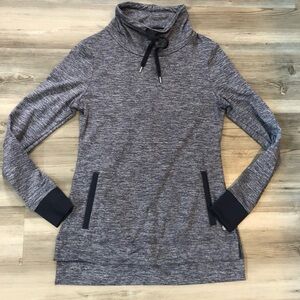 Apana Long Sleeve Shirt with pockets and thumb holes size medium, purplish grey